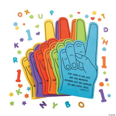 One God Foam Finger Craft Kit Oriental Trading
