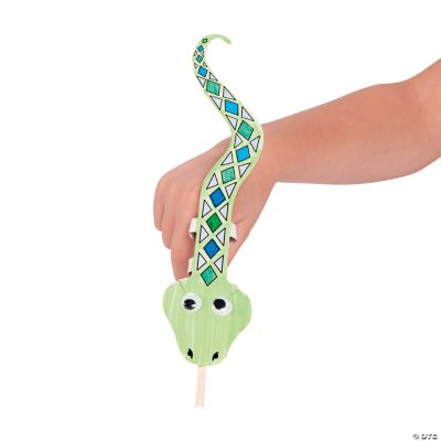 DIY Snake Finger Puppet Craft Kit Oriental Trading