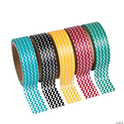 Colorful Chevron Washi Tape Set Oriental Trading