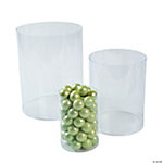 Clear Candy Buffet Cylinders - 6 Pc.