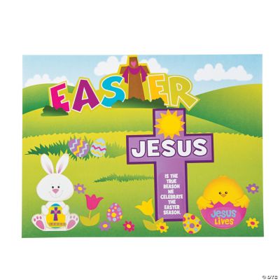 “Jesus Is the Reason For the Season” Easter Sticker Scenes, Sticker