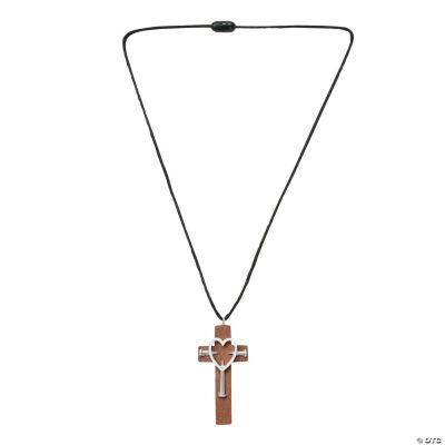 Heart & Nails Cross Necklaces