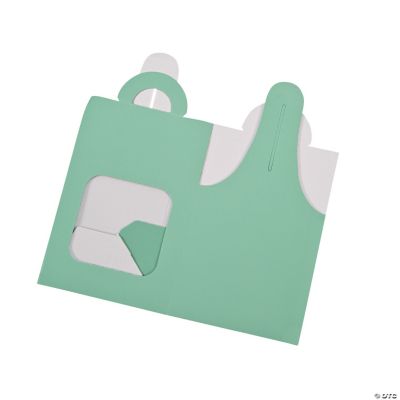 Mint Cupcake Boxes with Handle, Cupcake Boxes, Party Tableware, Party
