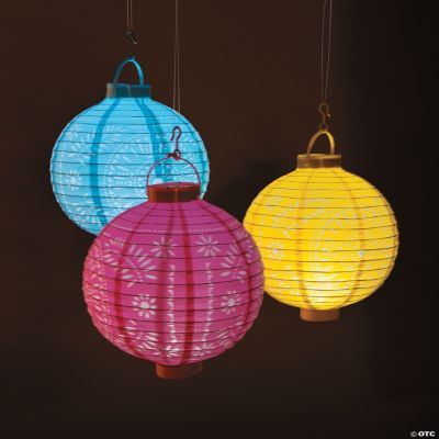 LightUp Fiesta Cutout Paper Lanterns Oriental Trading