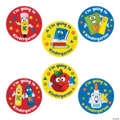 "I'm Going to Kindergarten" Roll of Stickers Oriental Trading