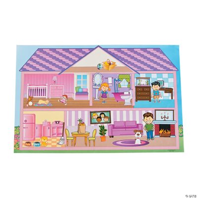 Giant Doll House Sticker Scenes Discontinued