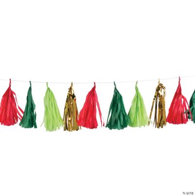 Very Merry Christmas Tassel Garland, Garland, Party Decorations, Party