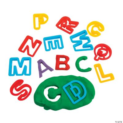 Alphabet Clay/Dough Cutters Oriental Trading