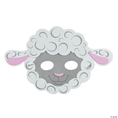 Lamb Mask Craft Kit, Hat &amp; Mask Crafts, Crafts for Kids, Craft &amp; Hobby ...