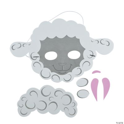 Lamb Mask Craft Kit, Hat &amp; Mask Crafts, Crafts for Kids, Craft &amp; Hobby ...