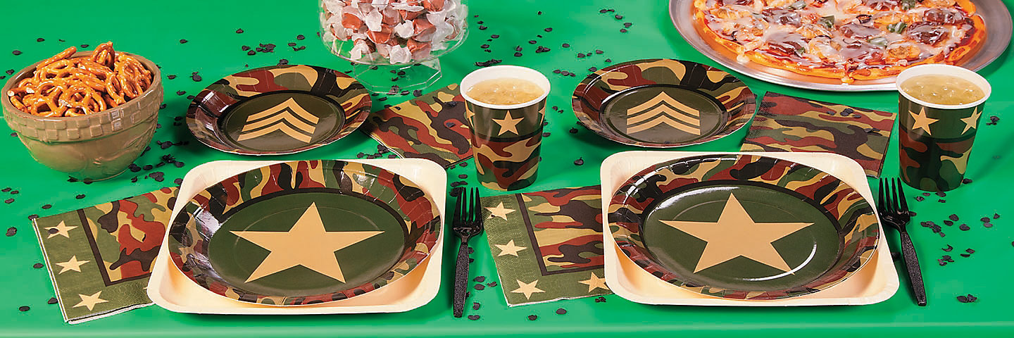 Camouflage Party Supplies