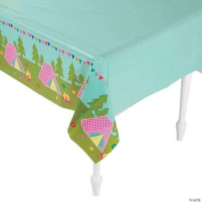 Camp Glam Plastic Tablecloth