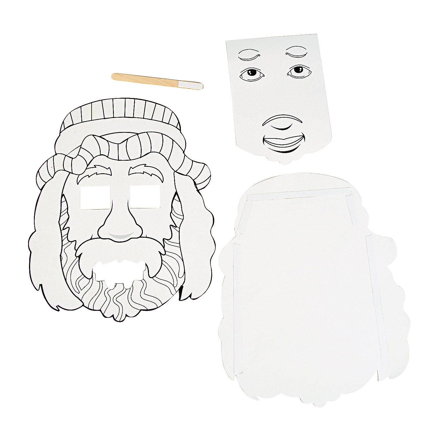Color Your Own Jesus Heals The Blind Man Activities Novelty Crafts