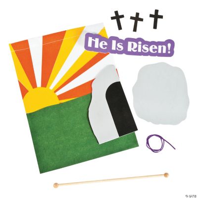 He Is Risen Banner Craft Kit, Sign Crafts, Crafts for Kids, Craft