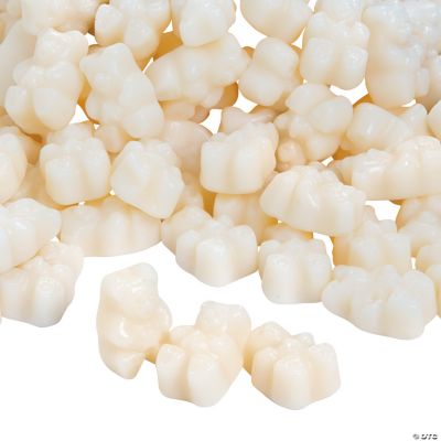 White Gummy Teddy Bears, Soft & Chewy Candy, Candy, Party Supplies Oriental Trading