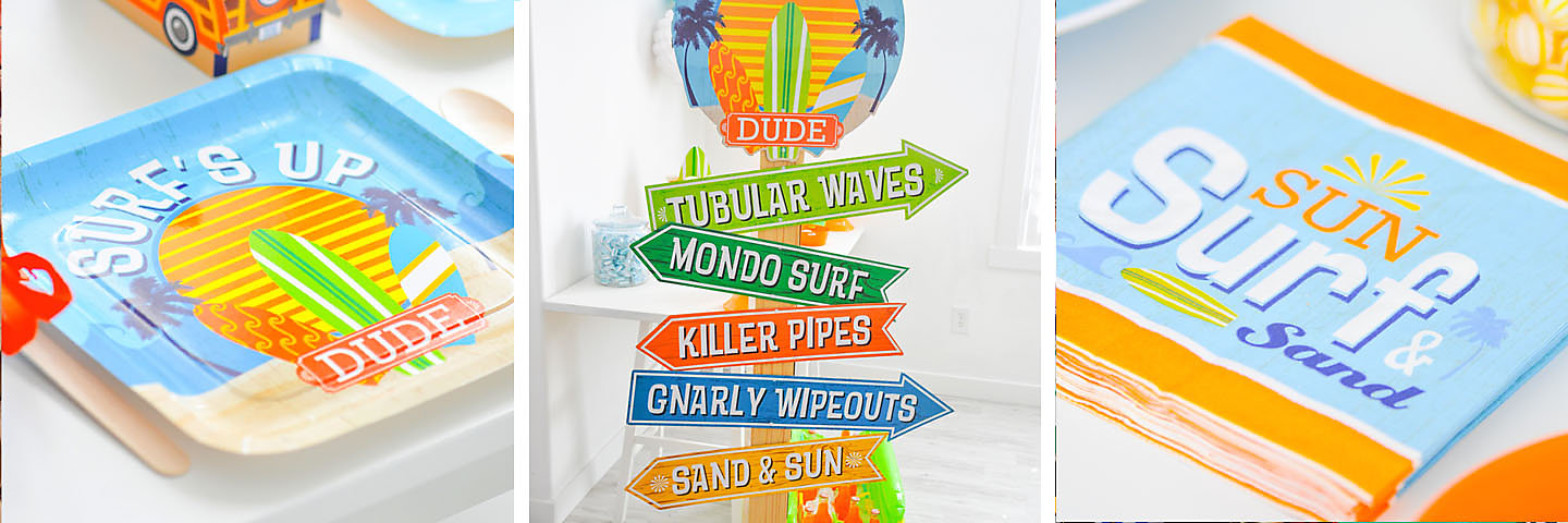 Surf's Up Party Supplies