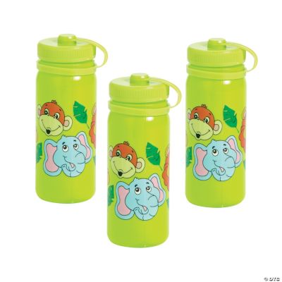 Zoo Animal Plastic Water Bottles