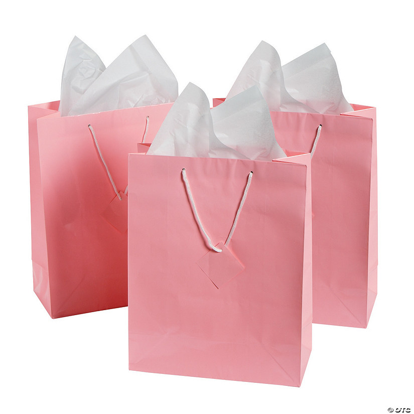 Large Pink Gift Bags