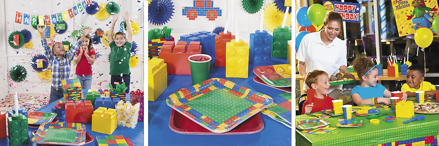 Color Brick Party Supplies