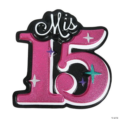 Mis Quince Años Glitter Cutout - Discontinued