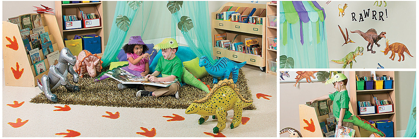 Dinosaur Classroom Reading Corner Idea