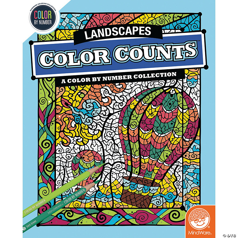 Color by Number Color Counts: Landscapes