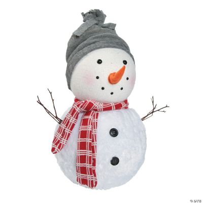 Plush Holiday Snowman