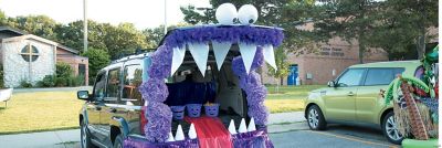Trunk or Treat Monster Decorating Idea