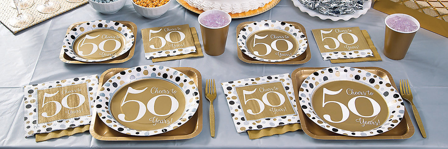 Cheers to 50 Years Party Supplies