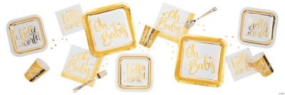 Oh Baby Gold Party Supplies