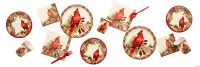 Red Cardinal Holiday Party Supplies