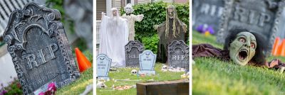 Haunted Graveyard Halloween Decorations