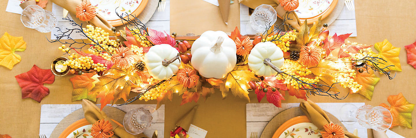 Thanksgiving Table Decorating Supplies