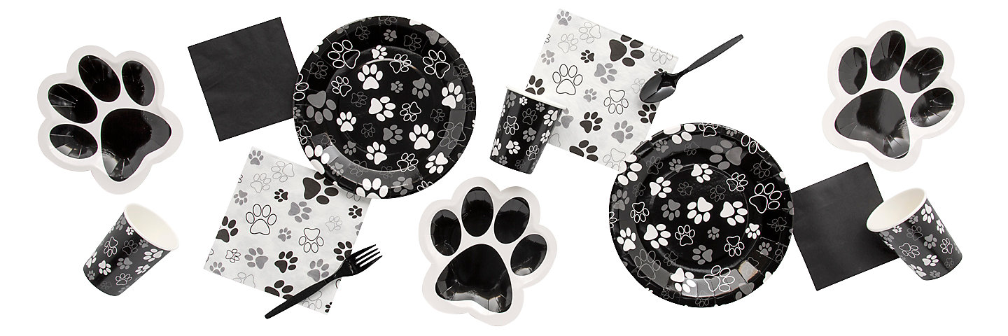 Paw Print Party Supplies