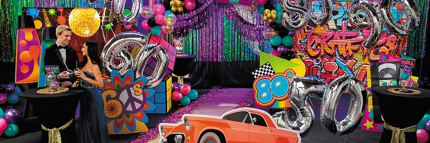 Through The Decades Grand Event Party Supplies