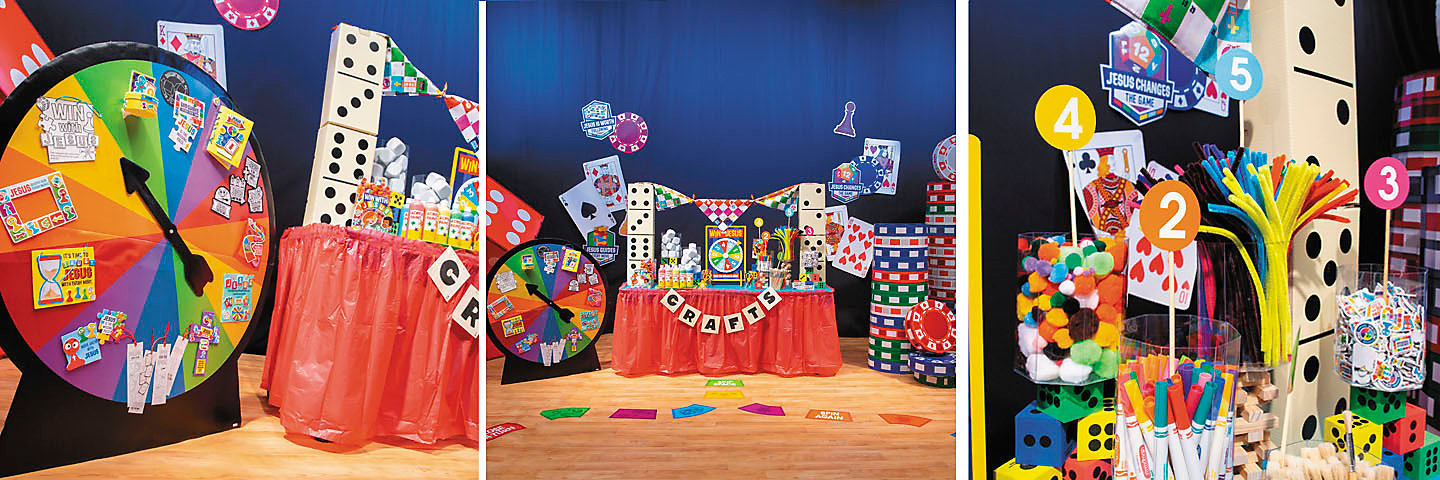 Board Game VBS Spin-a-Craft Activity Station
