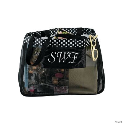 Personalized Black Wedding Tote
