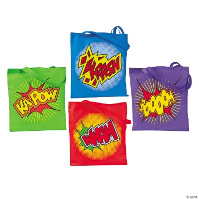 Large Superhero Tote Bags