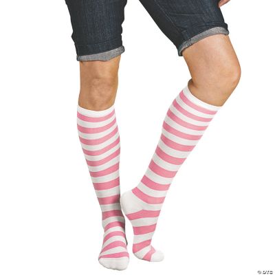 Pink Striped Socks