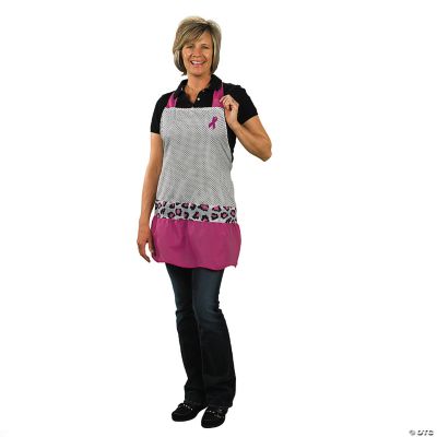 Sassy Pink Ribbon Apron