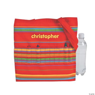 Personalized Crayon Tote