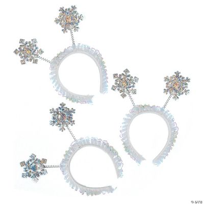 Glitter Snowflake Head Boppers