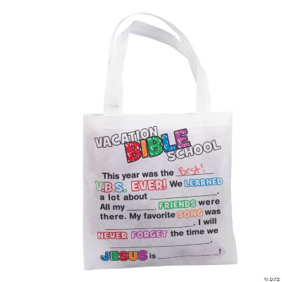 Fill-In-The-Blank VBS Totes