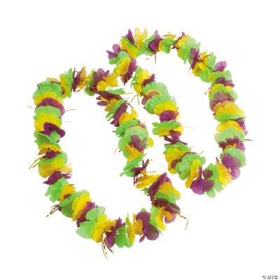 Mardi Gras Flower Leis