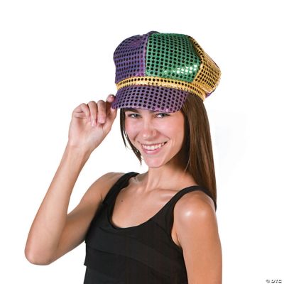 Mardi Gras Sequin Hat