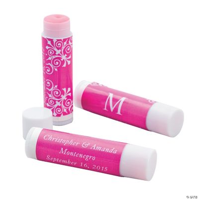 Personalized Hot Pink Monogram Lip Covers