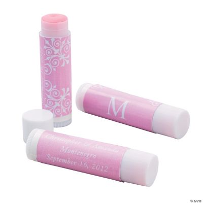 Personalized Light Pink Monogram Lip Covers