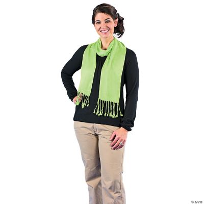 Lime Green Personalized Scarf