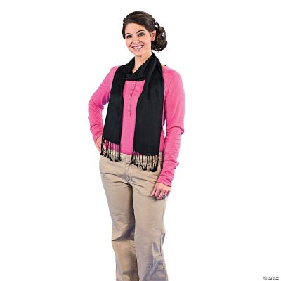 Black Personalized Scarf