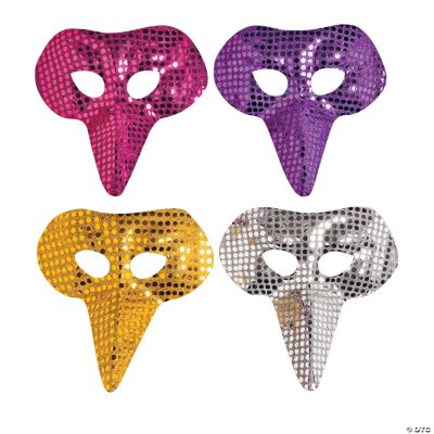 Sequin Beak Masks
